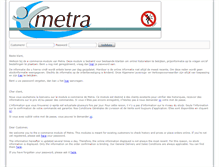 Tablet Screenshot of metra.e-motions.be